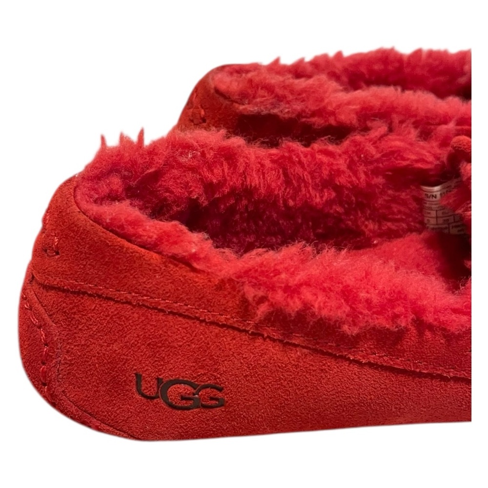 UGG Women's Red Cozy Moccasin Slippers - Picture 5 of 10